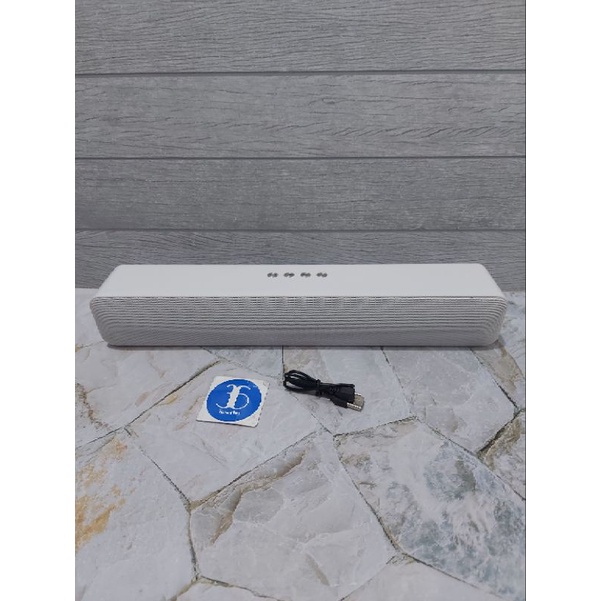 Soundbar Speaker Bluetooth Lampu Led USB Tf Card Fleco F 560Led