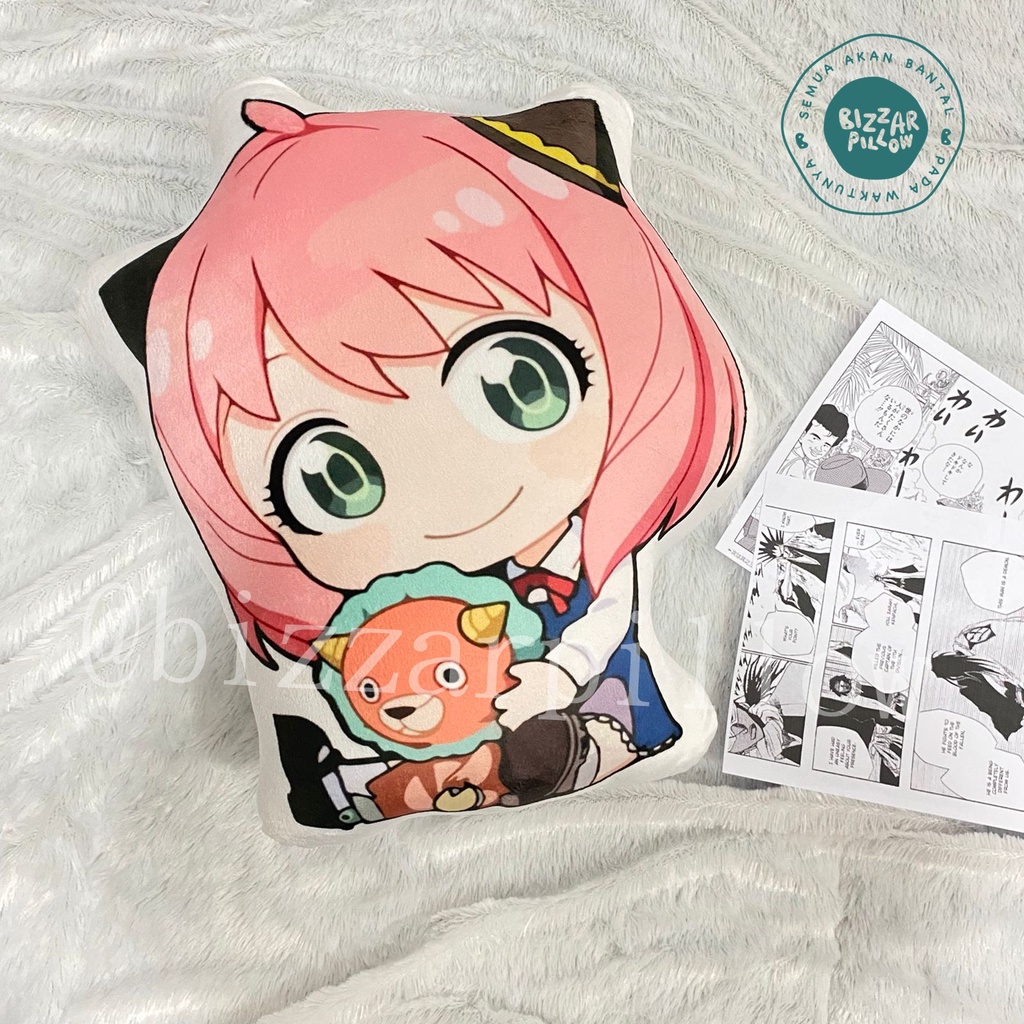 Bizzarpillow Bantal Karakter Custom Anime Spy X Family Size L BZ325