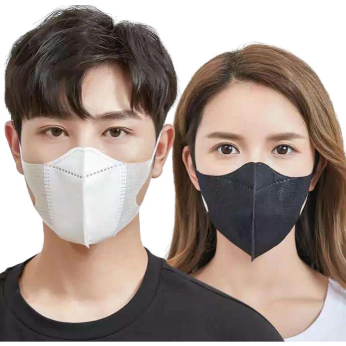 Masker Duckbill Garis isi 50 PCS + Box/Pouch