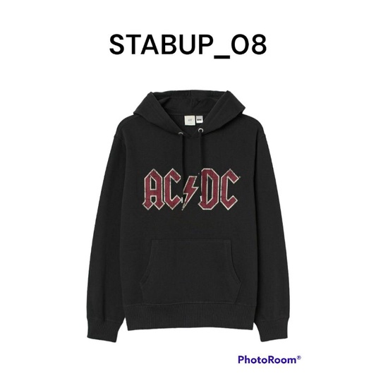 Hoodie HnM ACDC Tour County Black Fulltag