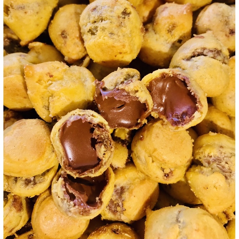 

soes coklat pisang caramel 100gr