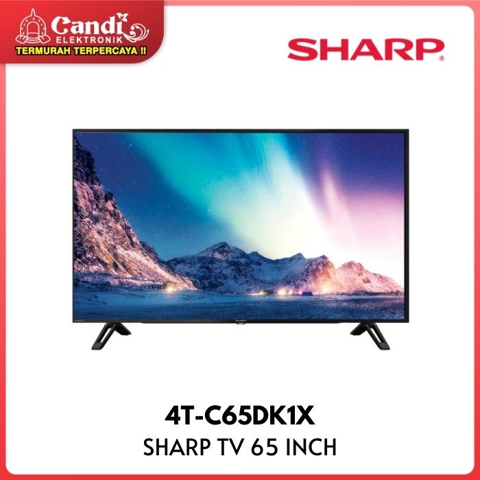 TV SHARP 4T-C65DK1X - SMART ANDROID TV 65 INCH 4K HDR 4T C65DK1 4T C65DK1X