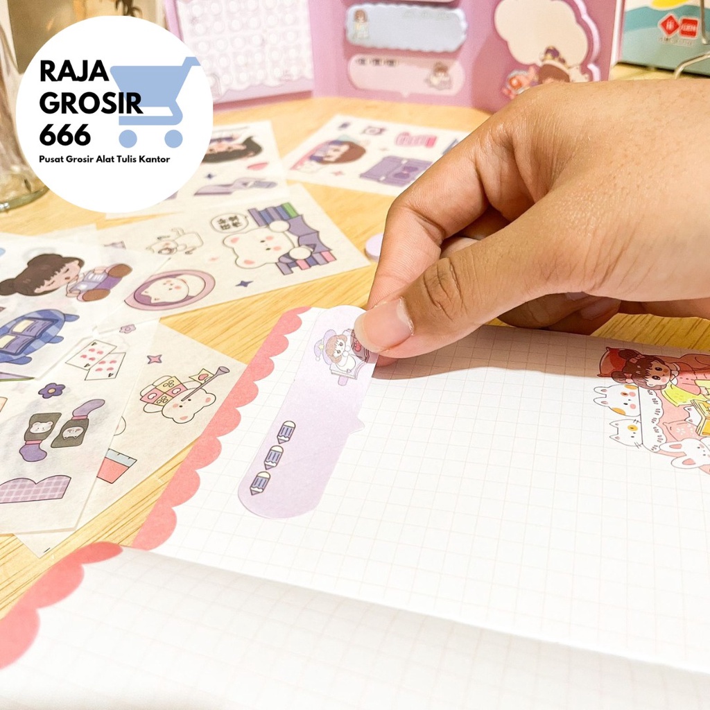 

lkjj JURNAL 4 IN 1 KODE S001 STUDY HARD (WASHI TAPE STICKERSTICKY NOTESNOTEBOOK A5)