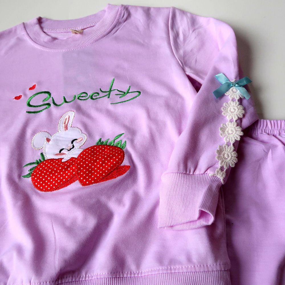 Setelan Sweater Anak Perempuan Import Premium 6-10 Tahun Laurakidshop