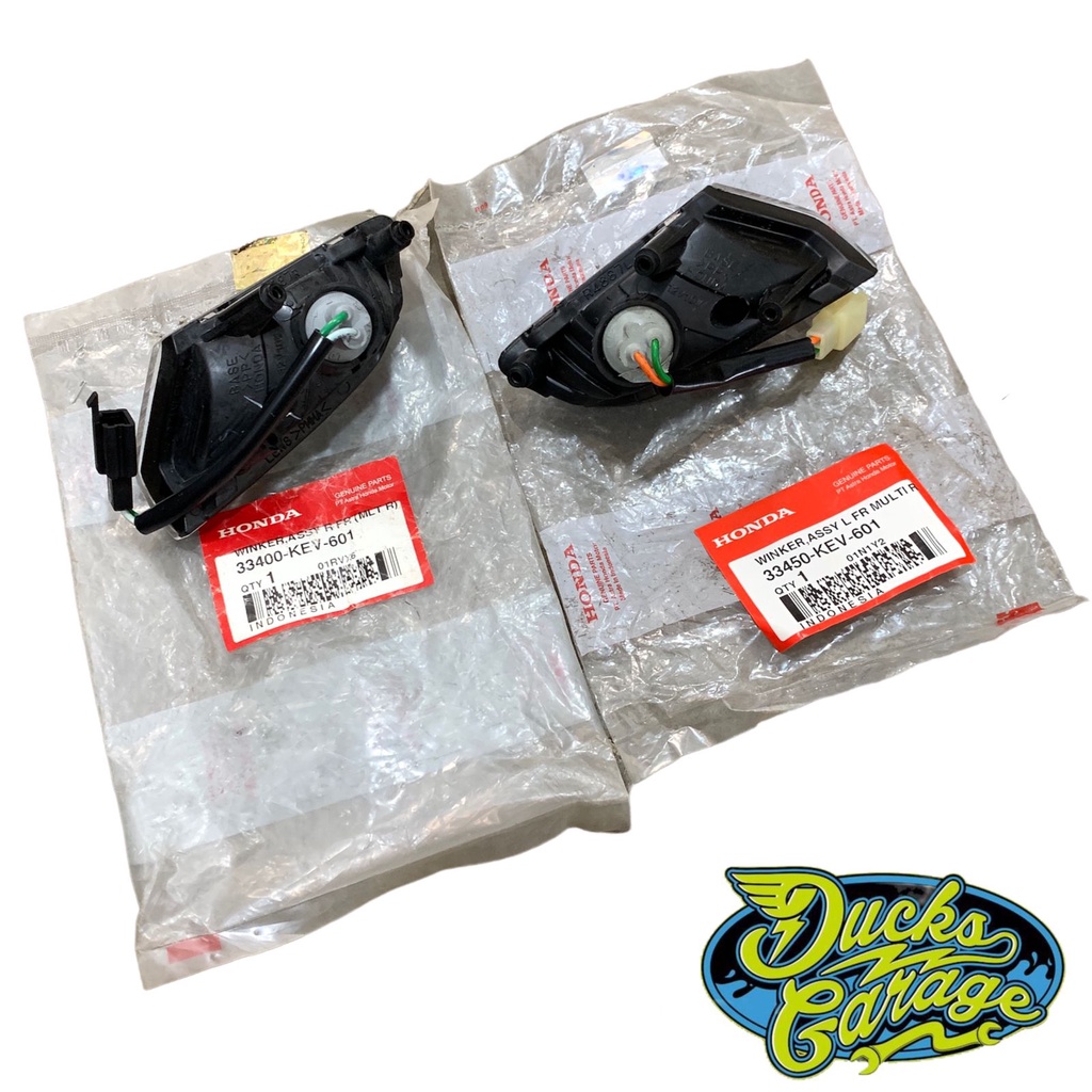 Lampu Sein Sen Depan Assy Honda Supra X 100 Original Bening