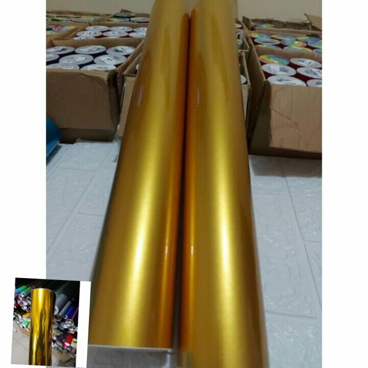 Stiker Skotlet motor Warna kuning emas / Skotlet Motor GoLD