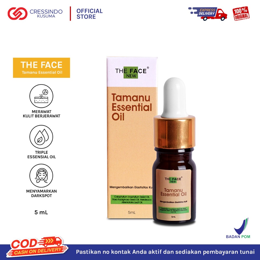 READY  The Face Tamanu Essential Oil 5ml