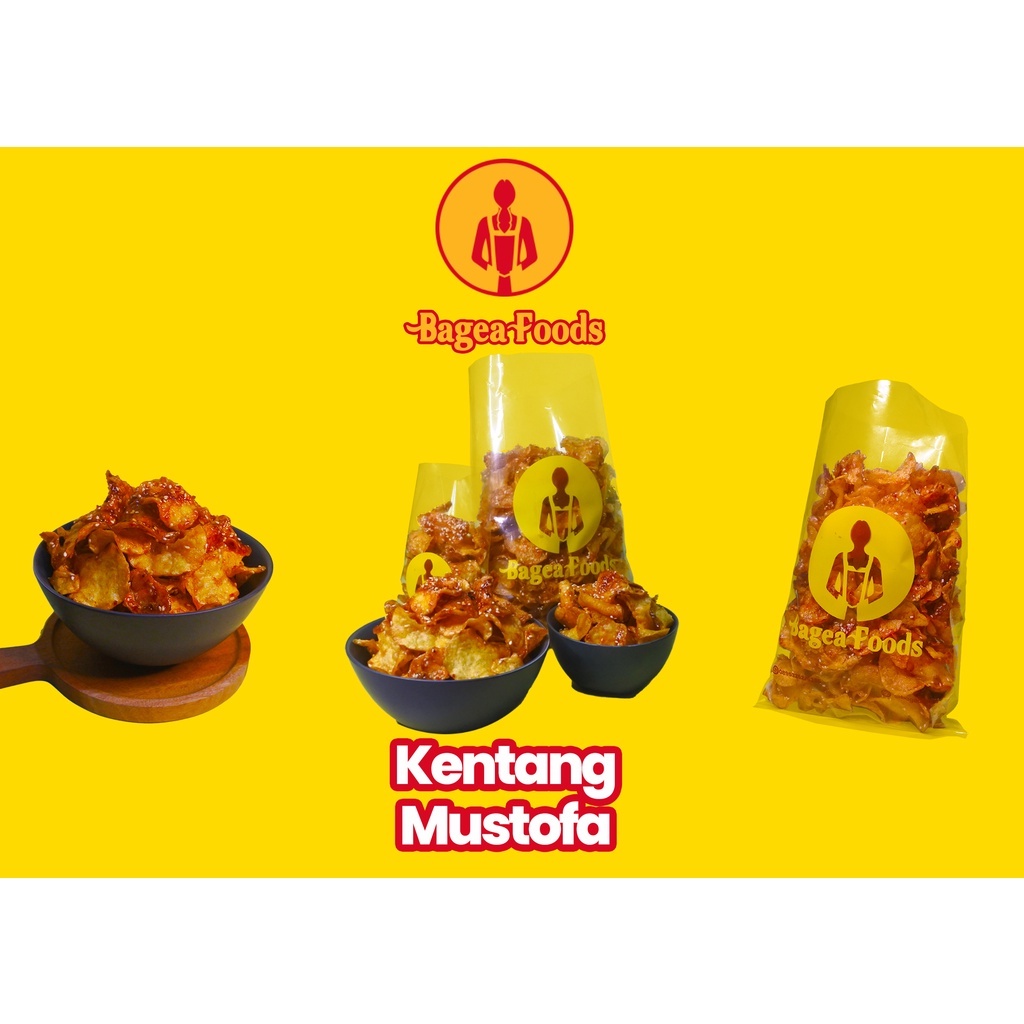 

Bagea Foods Kentang Mustofa Kering Kentang pedas 500gr cemilan dan lauk praktis