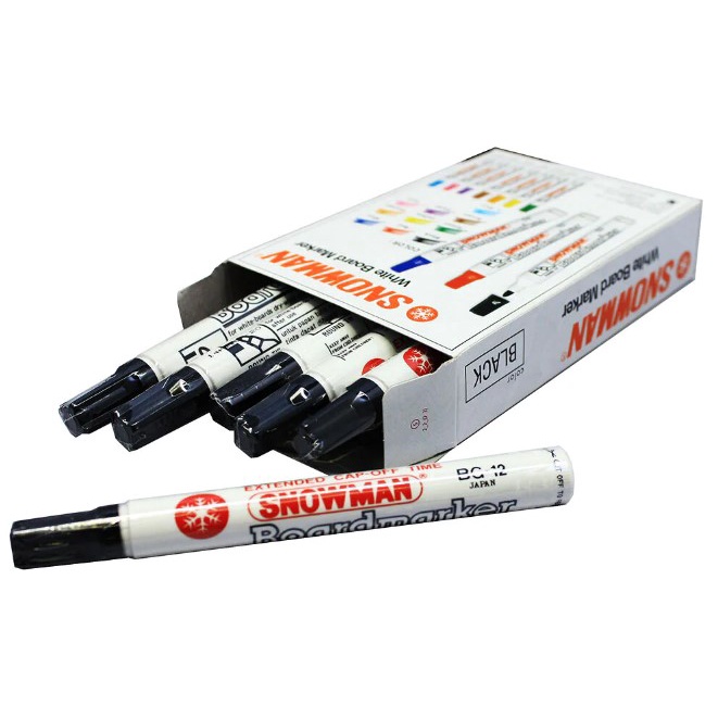 

SNOWMAN WHITEBOARD BG-12 / BOARDMARKER SPIDOL SNOWMAN 1 PCS (Bisa dihapus)