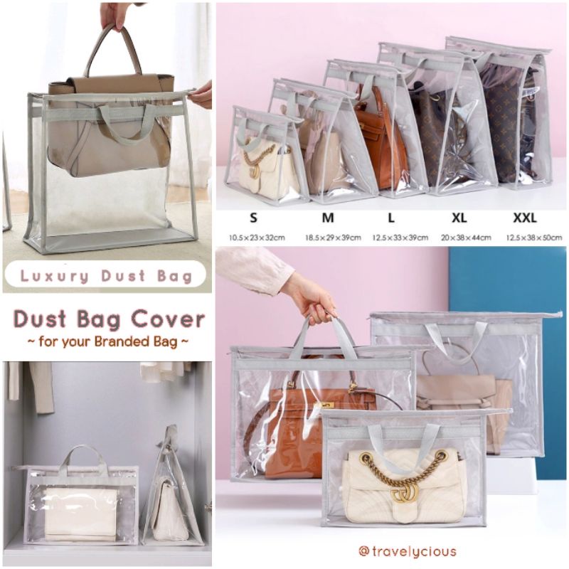 Luxury Dust Bag Cover / Cover Tas / Sarung Tas / Kotak Pelindung Tas Bebagai Ukuran