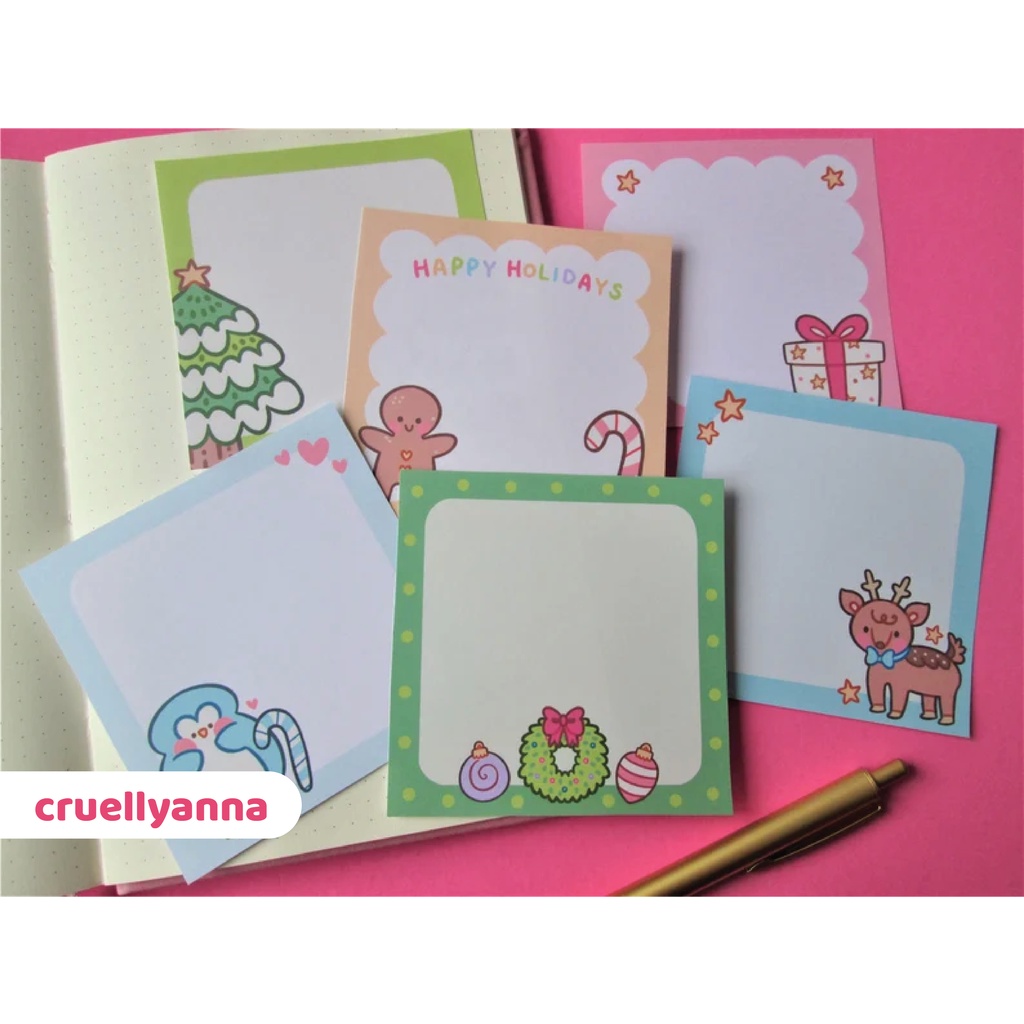 

Cute Christmas Memo Sheets