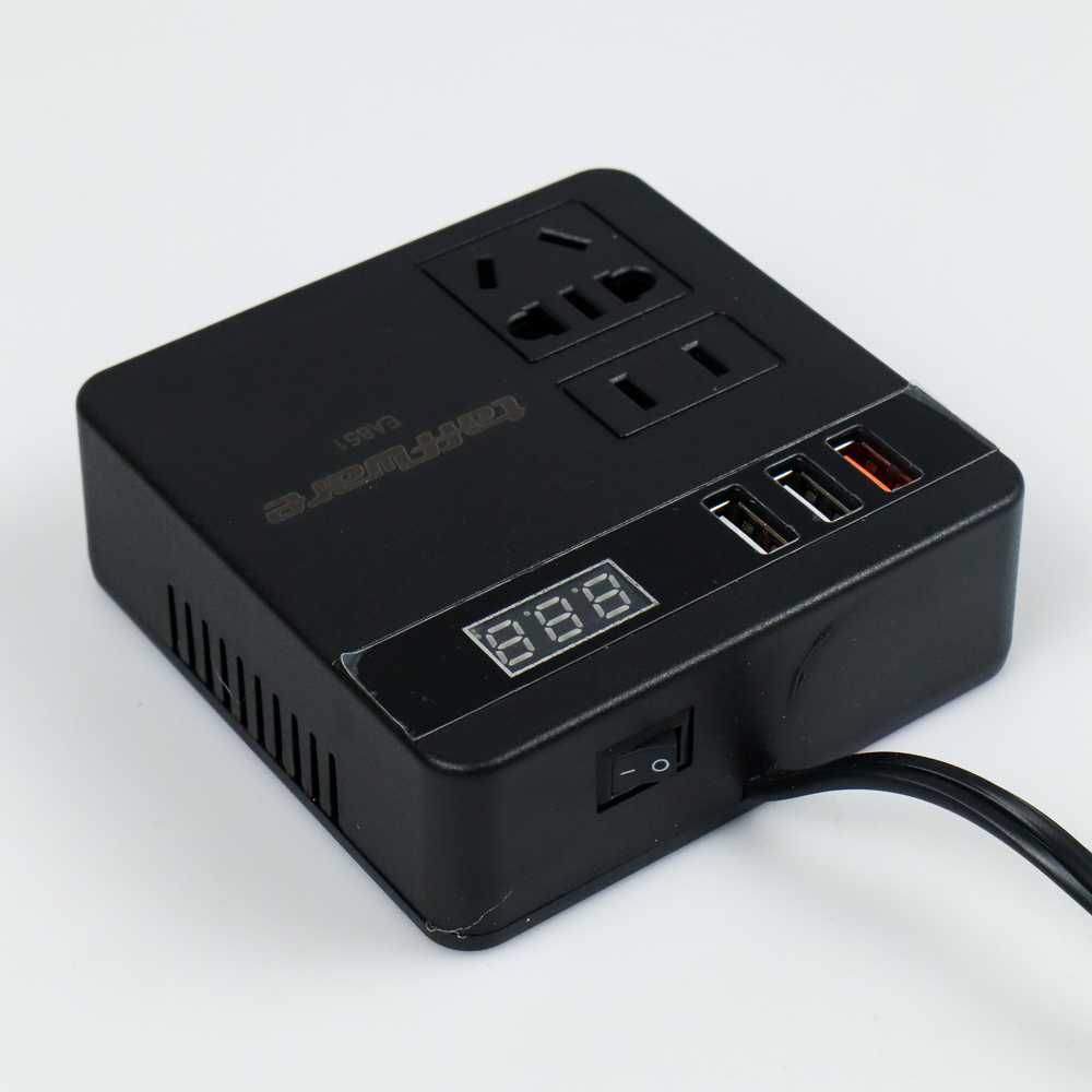Taffware Car Power Konverter Fast Charging Inverter 100W - EA851 - HPTB