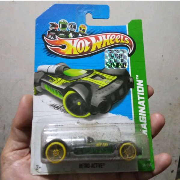 HOT WHEELS FACTORY SEALED RETRO ACTIVE BLACK