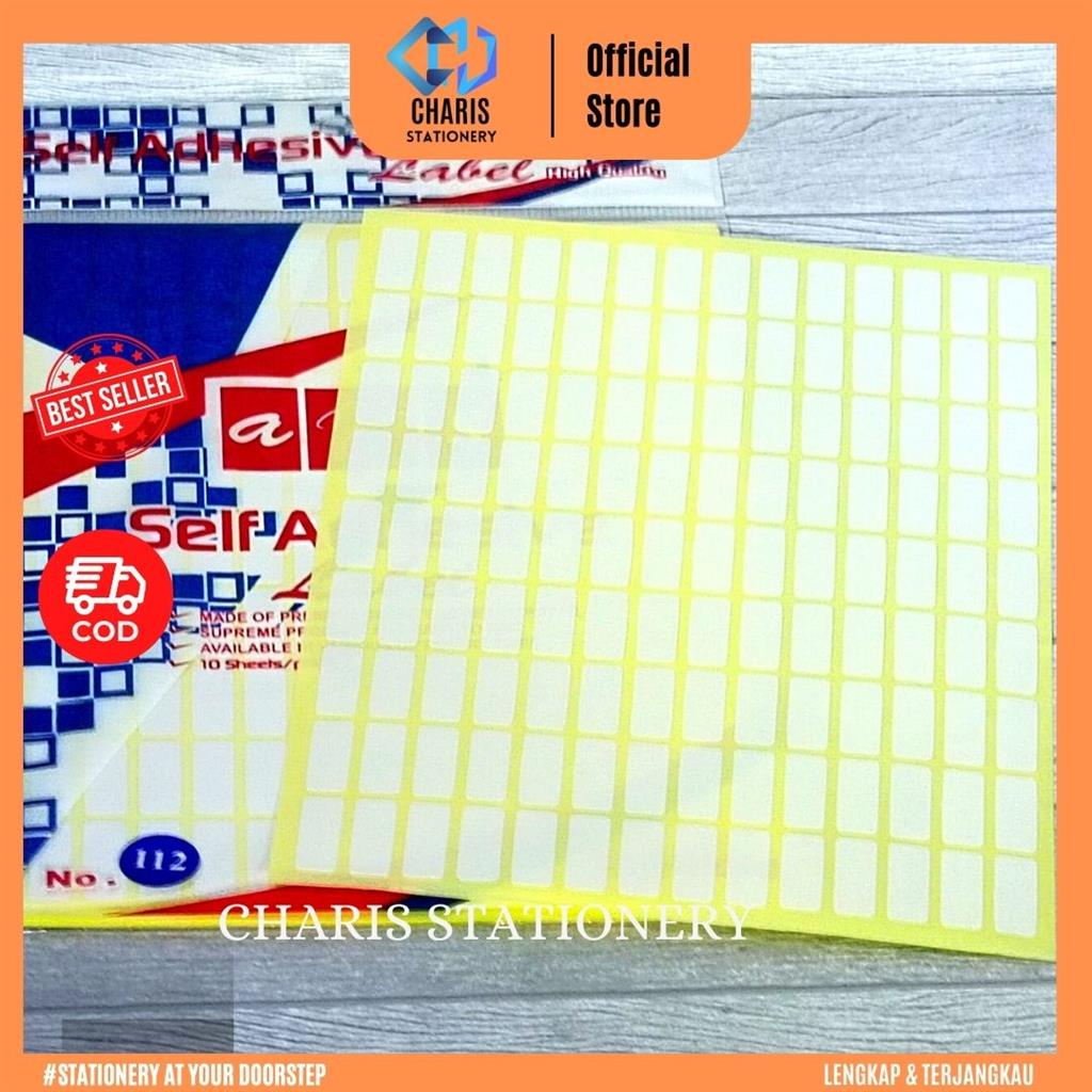 

CHARIS STATIONERY - Label No 112 AKS (250 Lembar/Pak)