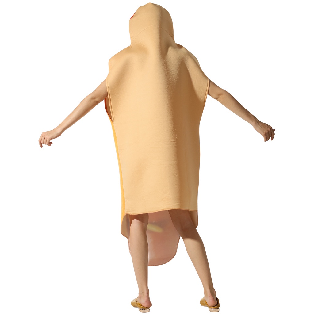 Kostum Hotdog Mascot Costume Roti Sosis Hot Dog Maskot Makanan Halloween