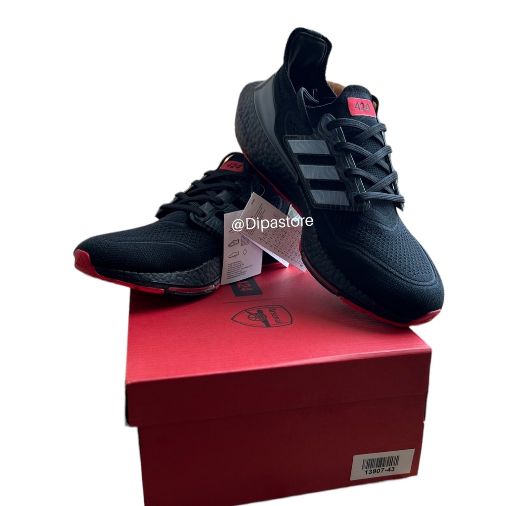 Adidas Ultra Boost 2021 424 Arsenal Black BNIB ORIGINAL BASF BOOST