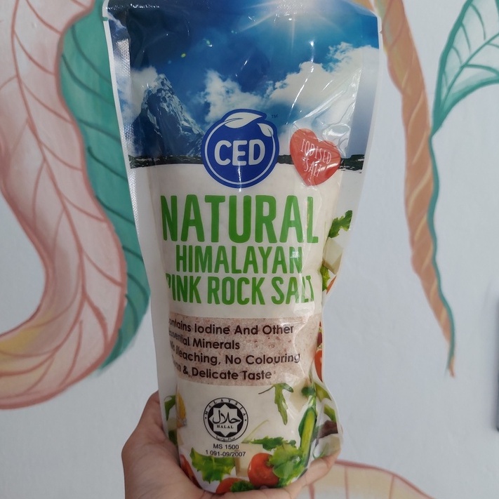 

Natural Himalaya Salt (Garam Himalaya) CED 500gr