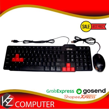 Promo Paket Keyboard Mouse Votre Usb