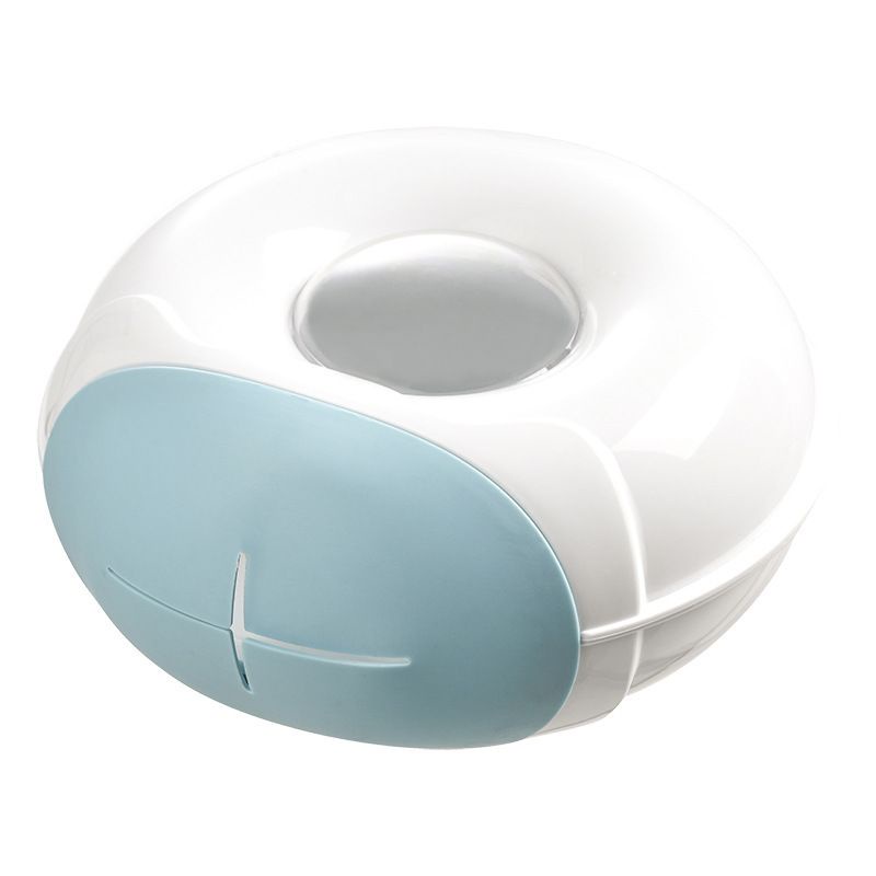 (BOW) Tempat Kantong Plastik Sampah Penyimpanan Tissue Kotak Serbaguna Tempel Dinding Bentuk Bulat