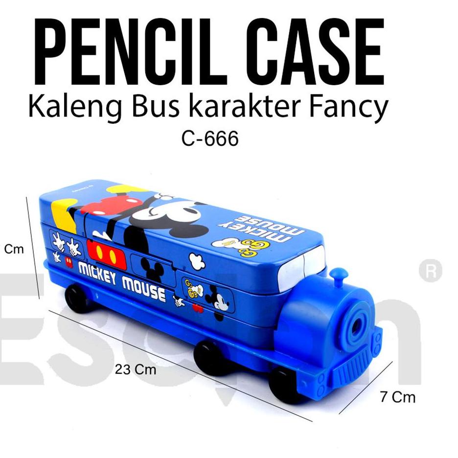 

ヴ Kotak Pensil Kaleng Kereta rautan Fancy C666 / Tempat Pensil Fancy ㅰ