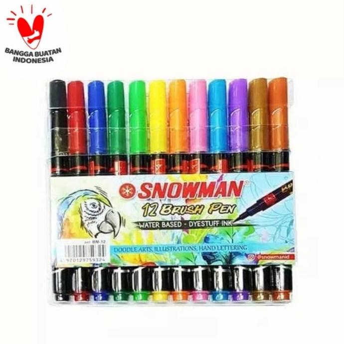 

Snowman Brushpen Brush Pen Kuas BM-12