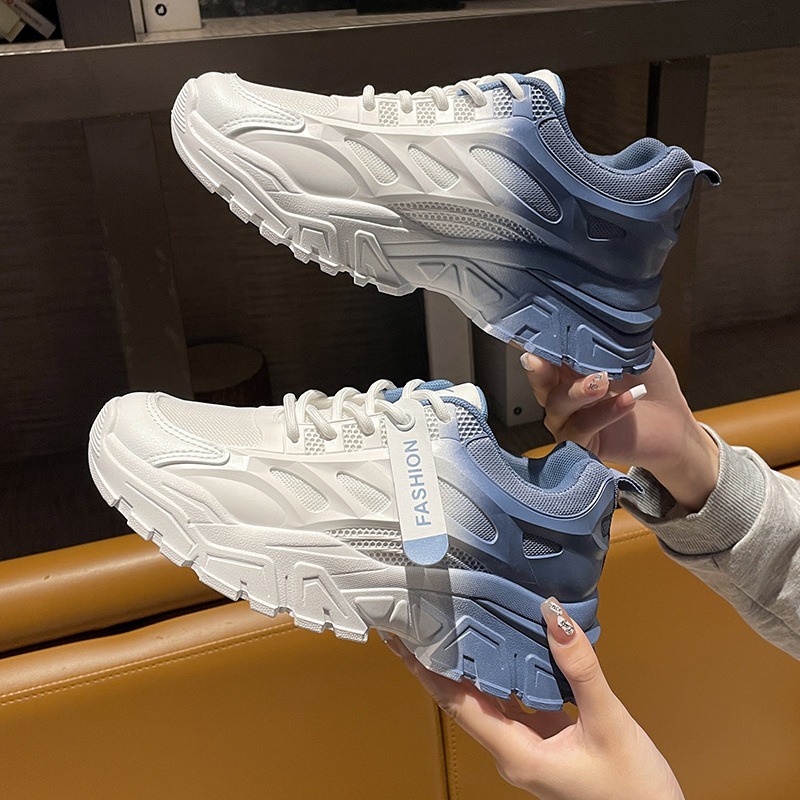 Sepatu Wanita Putih Biru Sneaker Perempuan Korean Fashion Sneakers Cewek Putih Pink Import SP-213