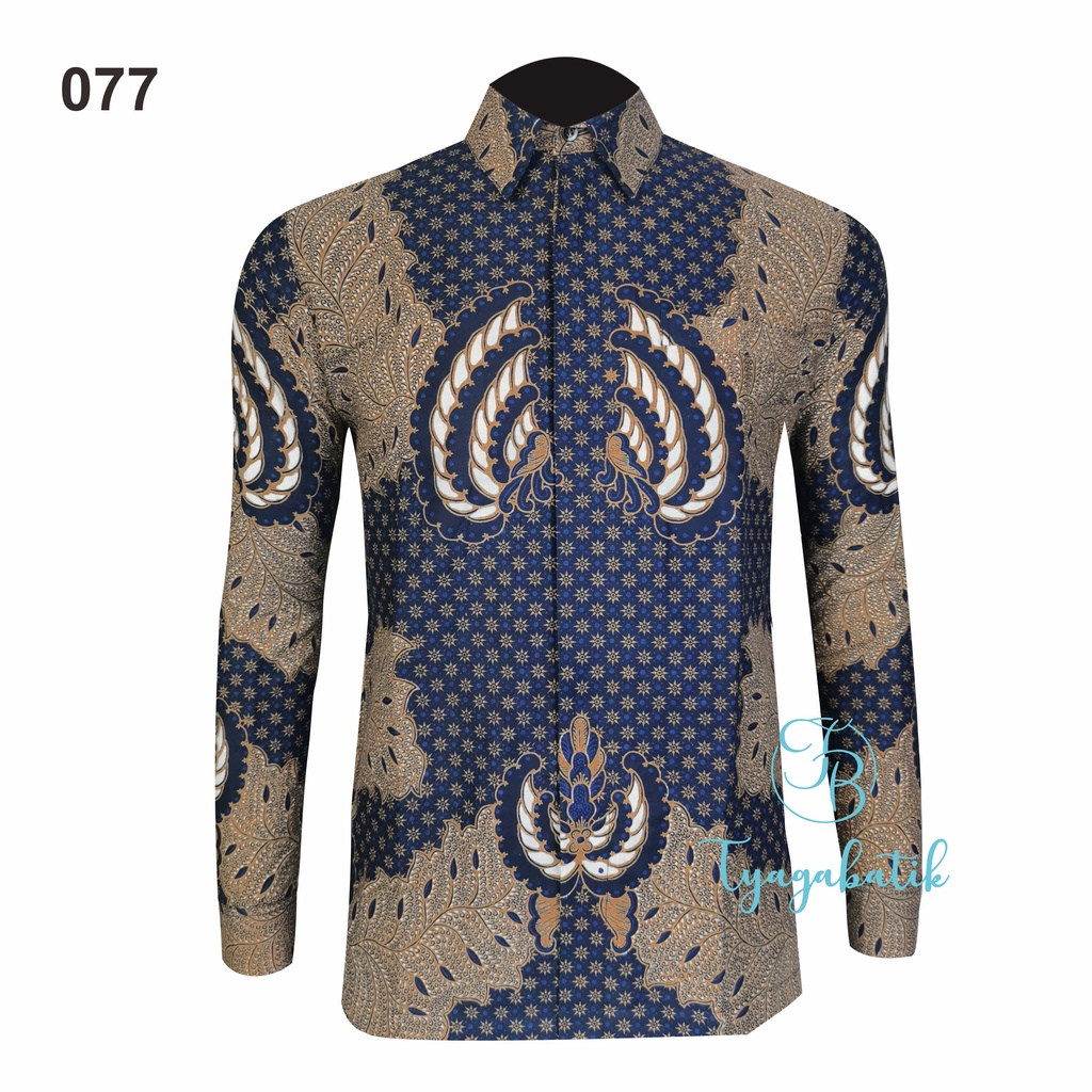 Kemeja Batik Slimfit Lapis Furing Premium 077 Tyaga Batik