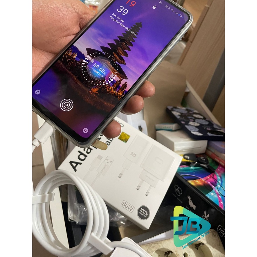 Charger Cashan Casan tc Oppo 80W tipe C SUPER VOOC Fast Charging a17 a77s a77 A5 2020 A9 2020 A52 A53 A54 a74 Reno 2f reno3 reno4 Reno4f Reno4pro reno 5 reno 6 reno 7 Reno7z reno 8 Reno 8 pro  JB6066