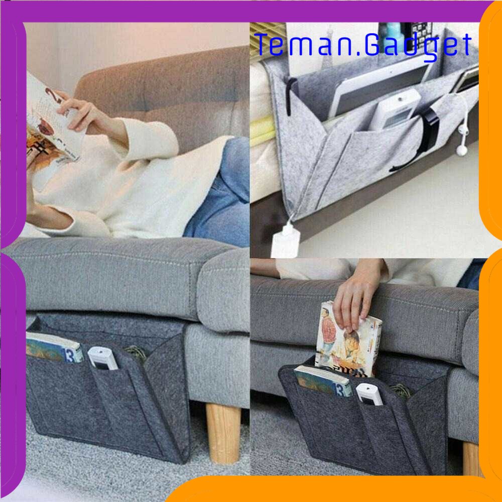 TG-TRV LENZERO Tas Bedside Organizer Sofa Kasur Tempat Tidur Hanging Bag - NL-A-050