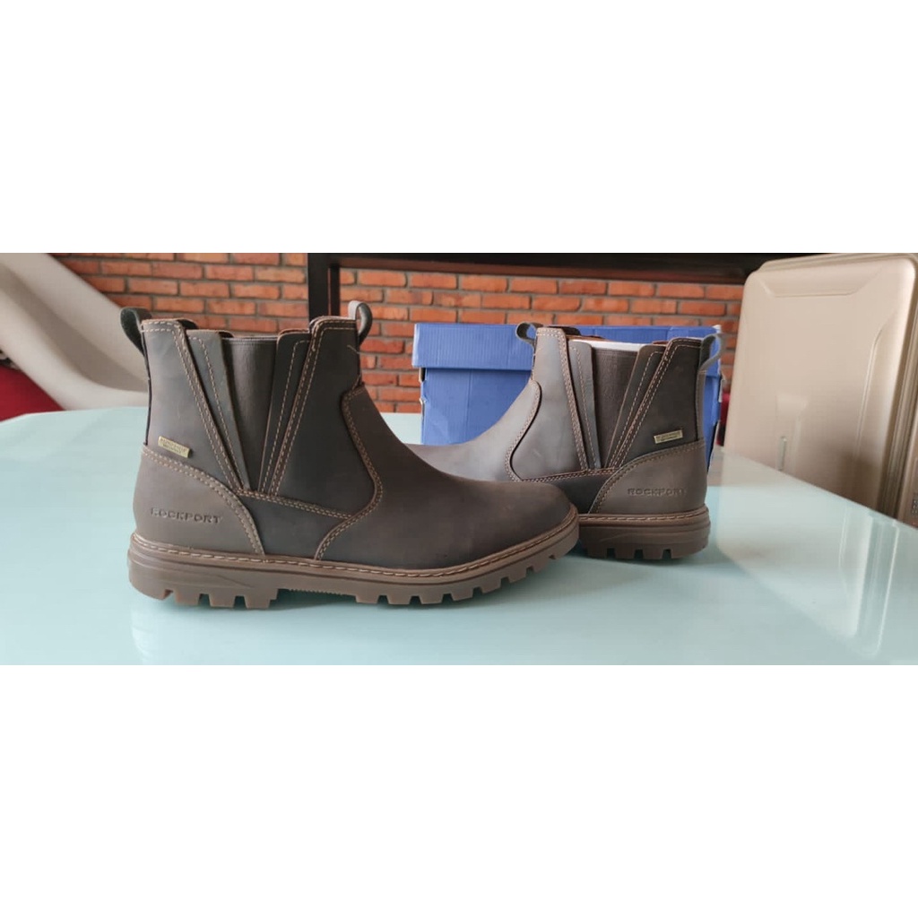 sepatu boots pria rockport ori/sepatu winter pria