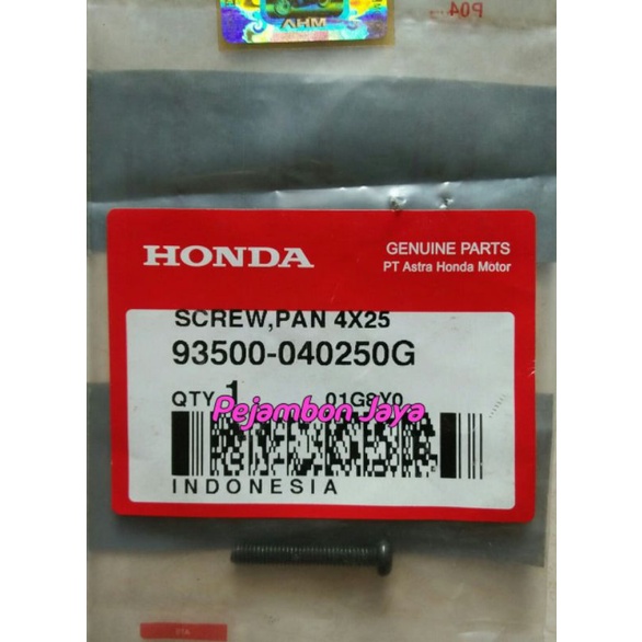 93500040250G SCREW PAN 4X25