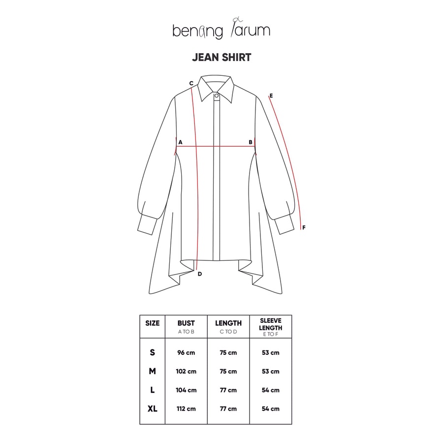 JEAN SHIRT - BENANG JARUM