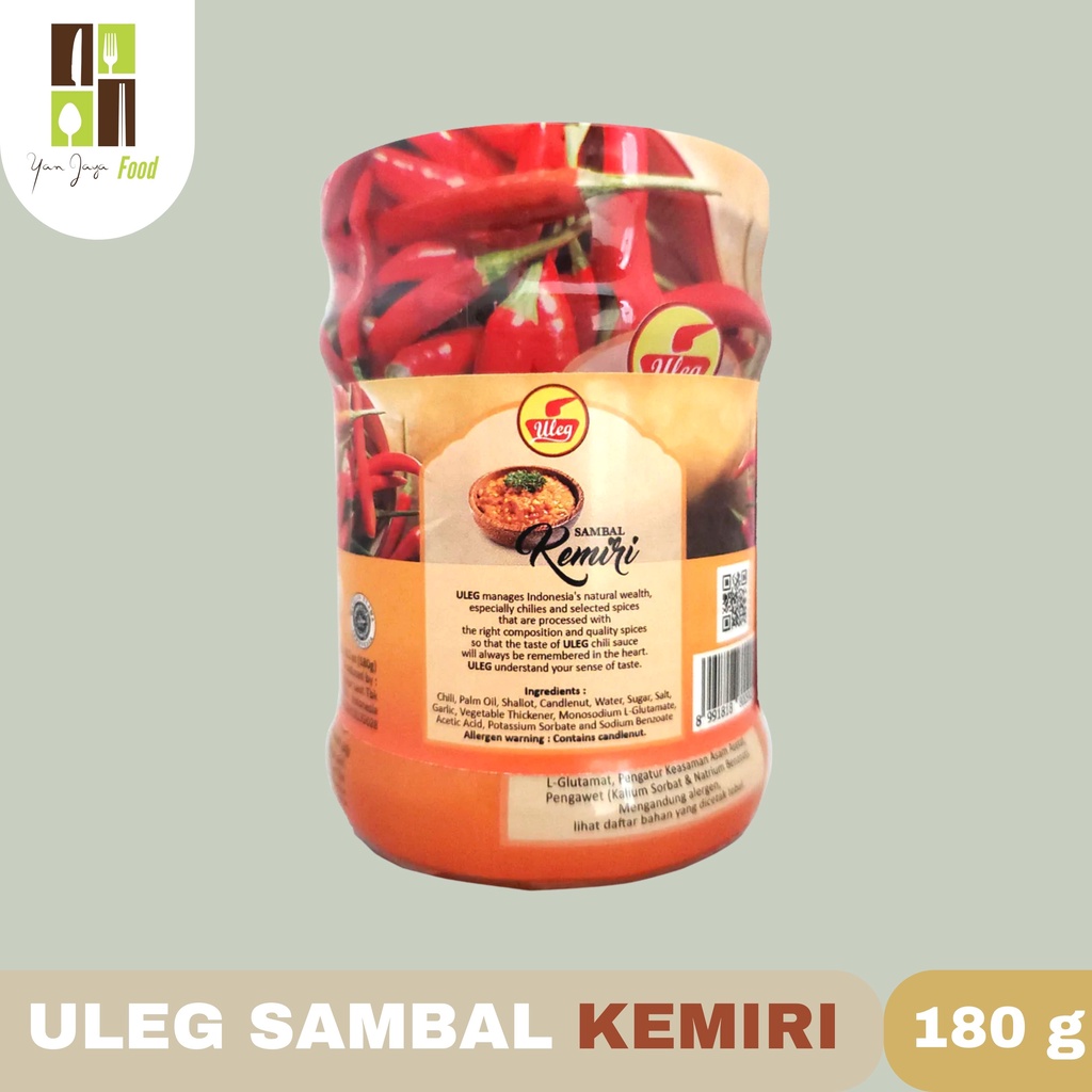 Uleg Sambal Kemiri Finna [180gr]