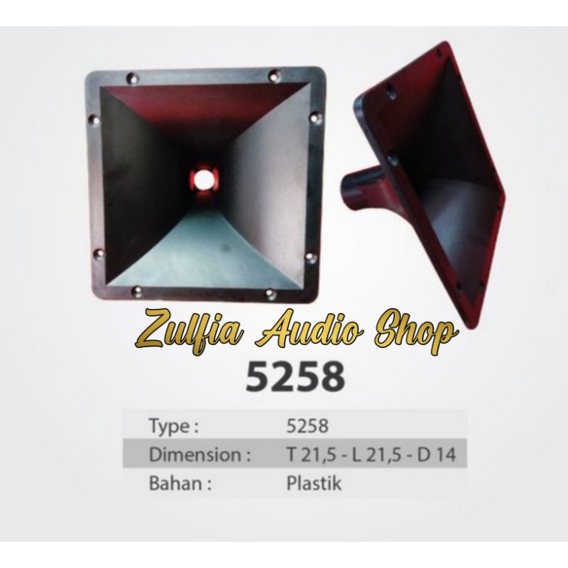 HORN TWEETER CORONG TWEETER PLASTIK PVC 22 X 22