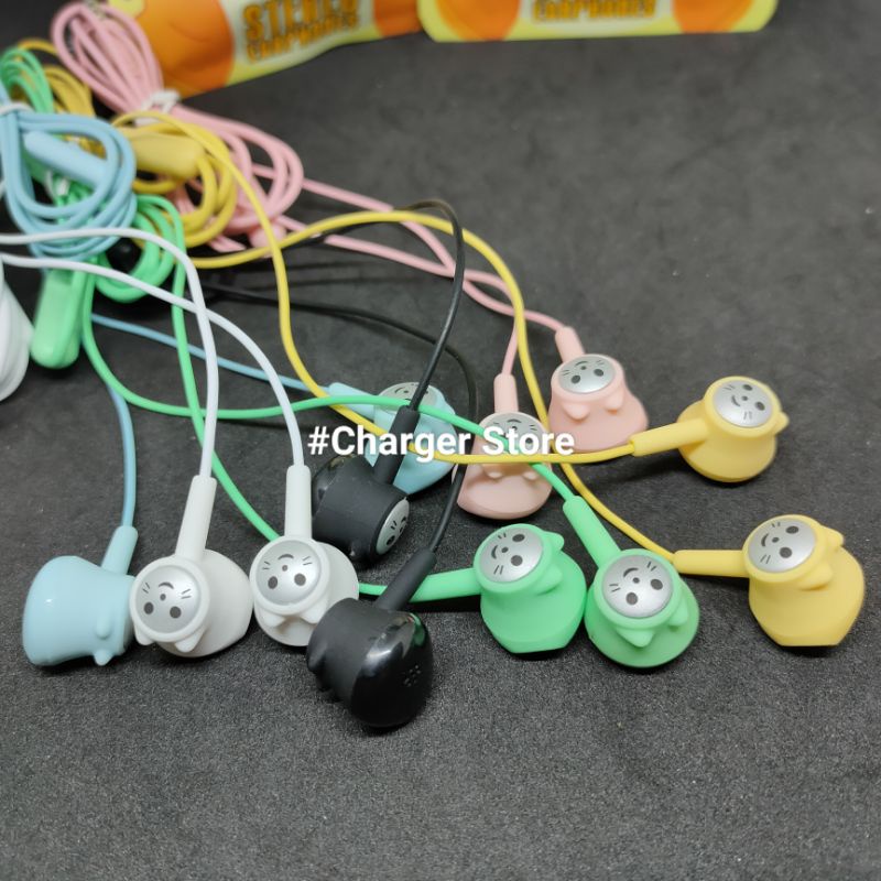 Headset CAT Stereo Extra BASS / Handsfree CAT SUPER BASS Plus Mic