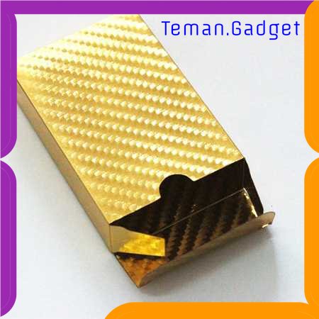 TG-MAN Kartu Remi Poker Lapisan Gold Foil - TH73A