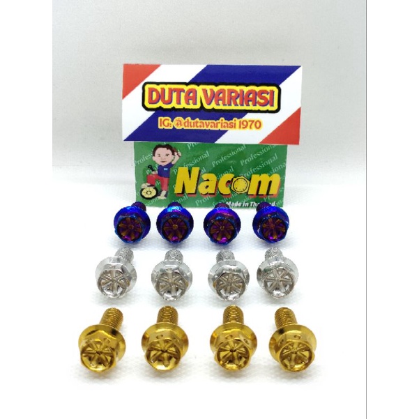 NACOM DV BAUT DUDUKAN STEP STANDAR BELAKANG KIRI KANAN  NINJA 250 FI