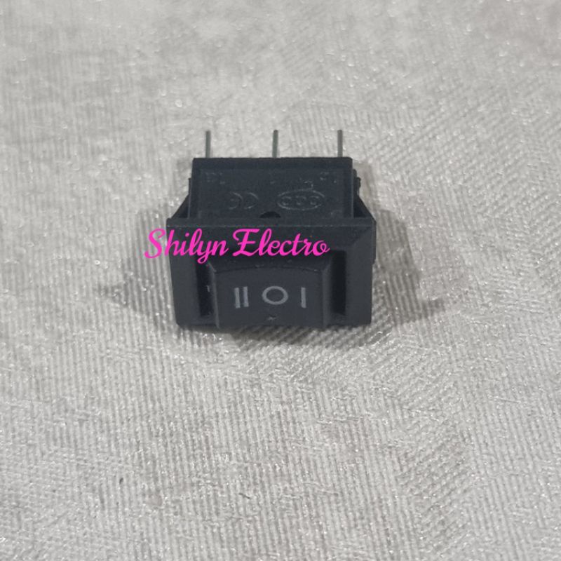 SAKLAR 3P ON OFF ON MINI KALKULATOR HITAM 3 PIN
