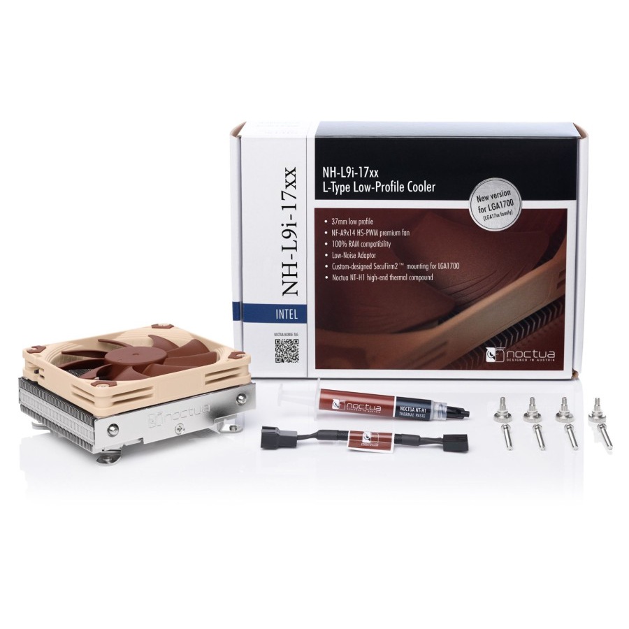 Noctua NH-L9i-17XX Low-Profile CPU Cooler - LGA1700 Only