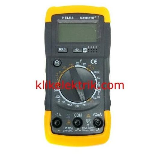 Multitester Digital Heles UX838TR Multimeter Avometer Heles UX 838TR