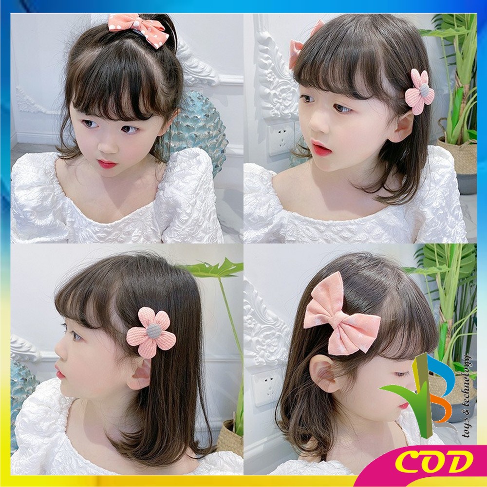 RB-C323 Jepit Rambut Anak Ala Korea 9IN1 / Aksesoris Jepitan Rambut Pita Anak Perempuan / Jepit Rambut Karakter Kelinci / Korean Hair Clip