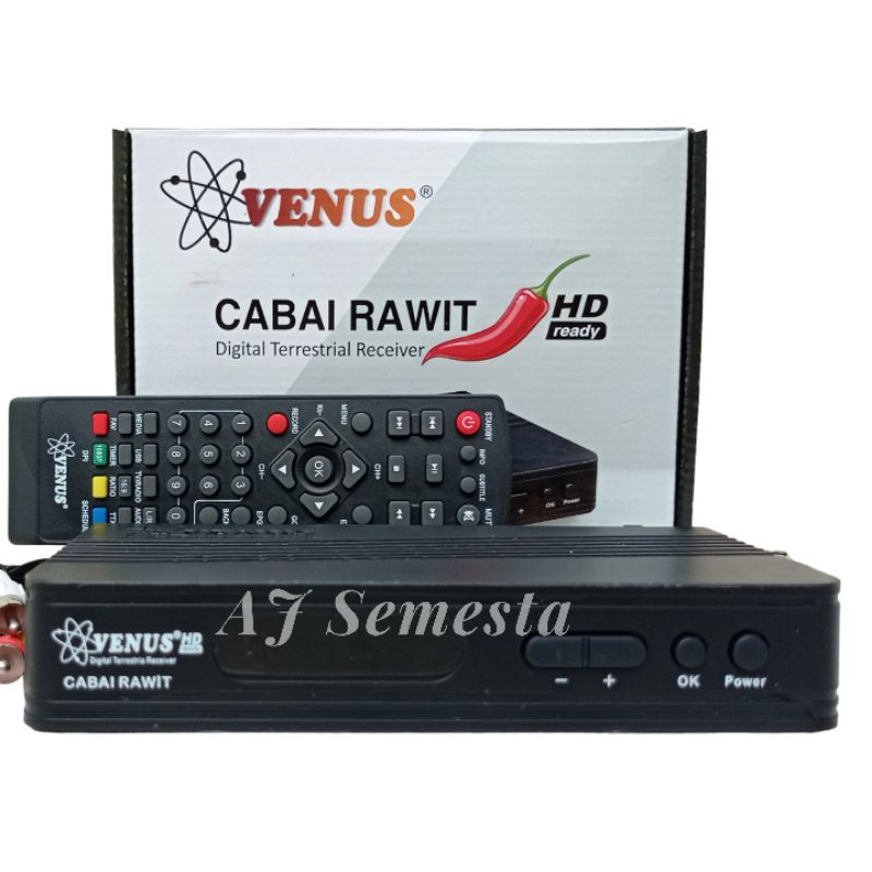 Set Top Box Tv Digital Dvb t2 Venus Cabai Rawit Bisa YOUTUBE, TIKTOK, WETV