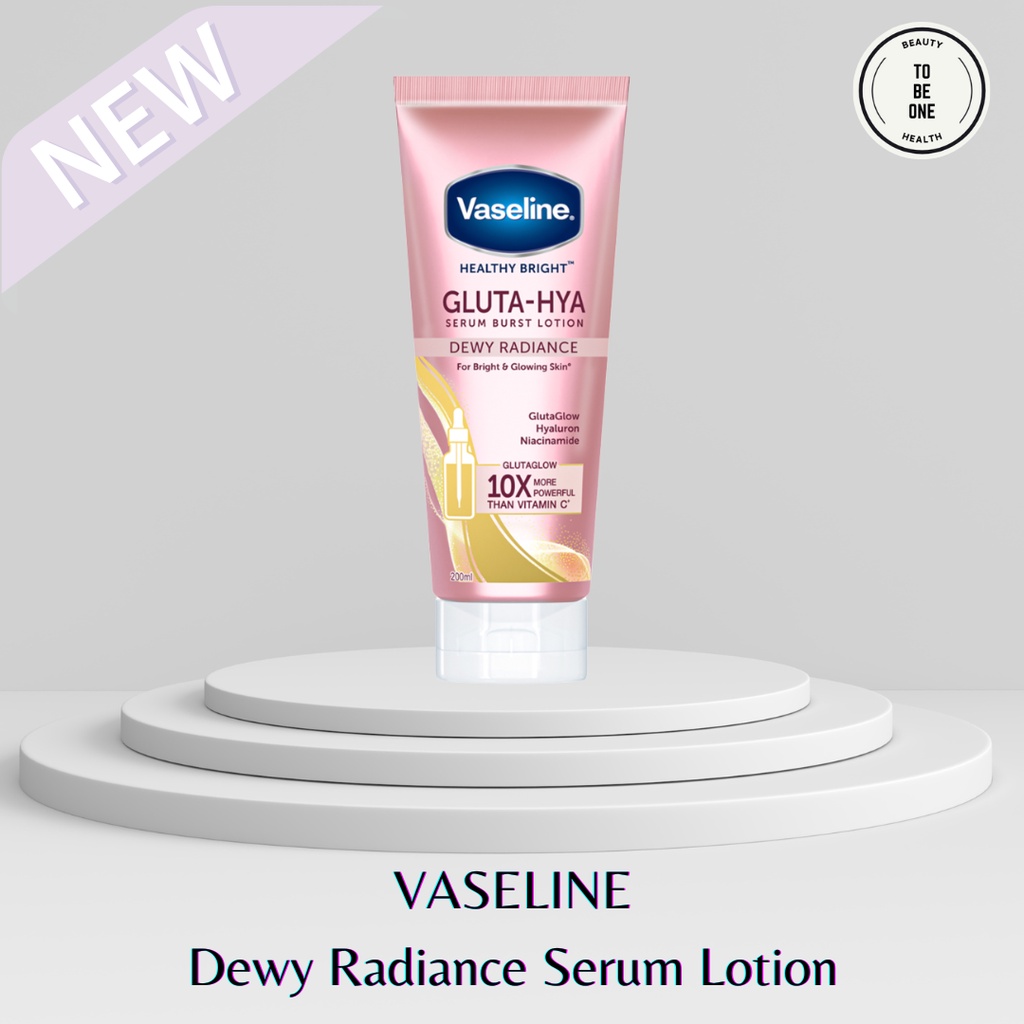 Vaseline Healthy Bright​ Gluta Hyaluron Niacinamide Serum Lotion Dewy Radiance