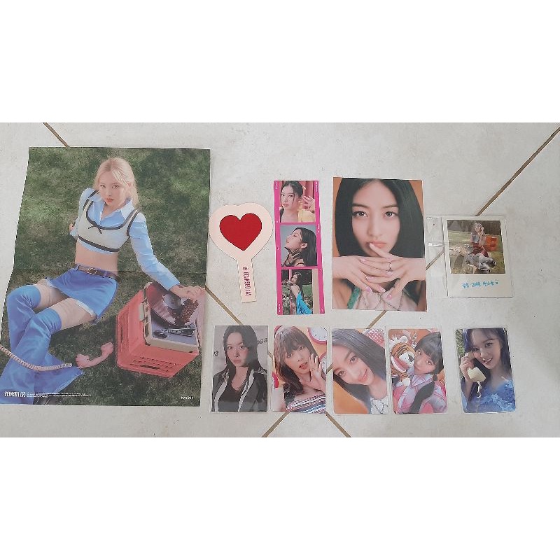 Jual Ready Photocard Twice Album Between 1and2 Scratch Id Card Poster Formula Of Love Index