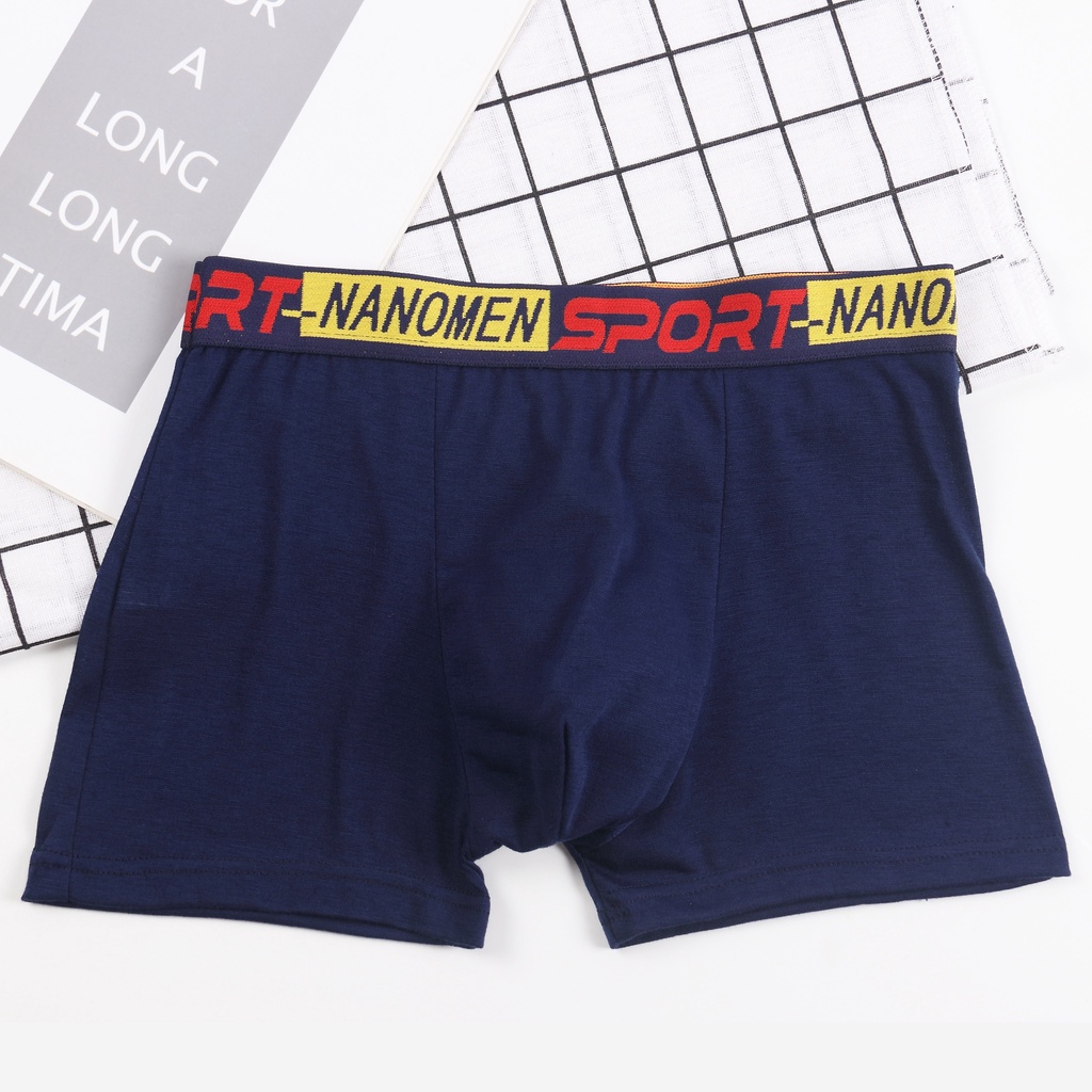 NANOMEN | Celana Dalam Boxer Pria / Celana Dalam Segi4 Pria / Art NM 801