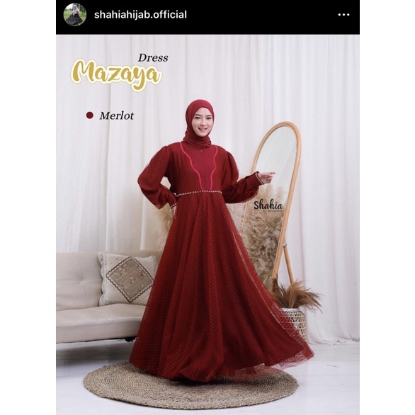 MAZAYA DRESS MOMMY SHAHIA BY SERVANTINA