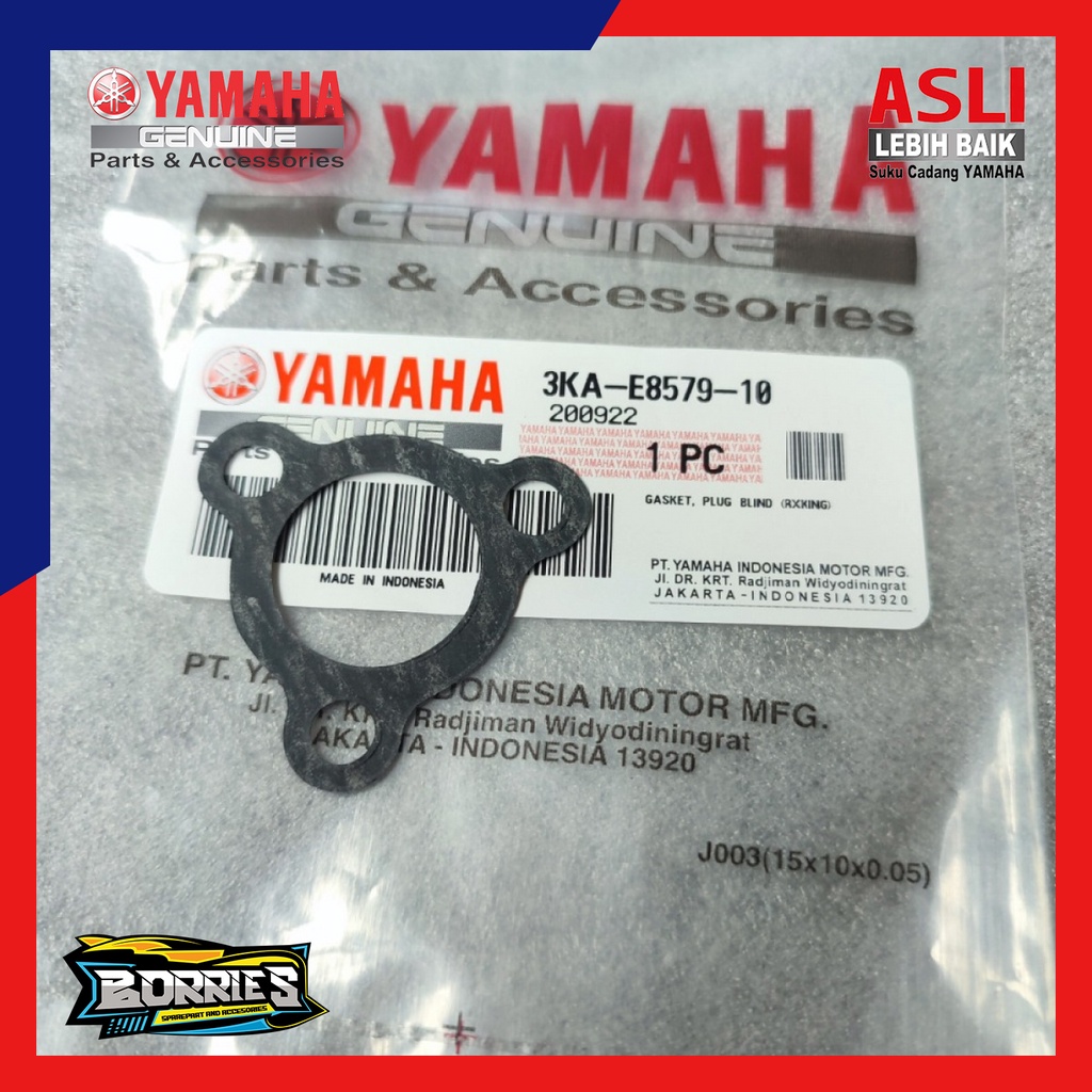 PAKING GASKET PLASTIK TUTUP NETRAL RX KING ASLI ORIGINAL YAMAHA YGP 3KA-E8579-10