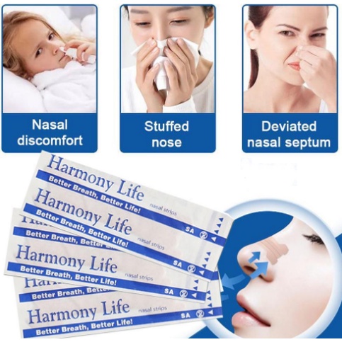Plester Hidung Tersumbat / Plester Hidung Isi 10 Pcs / Plester Hidung Untuk Mencegah Dengkur