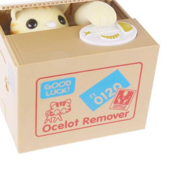 Celengan Kucing Unik Lucu Ocelot Remover - Kucing