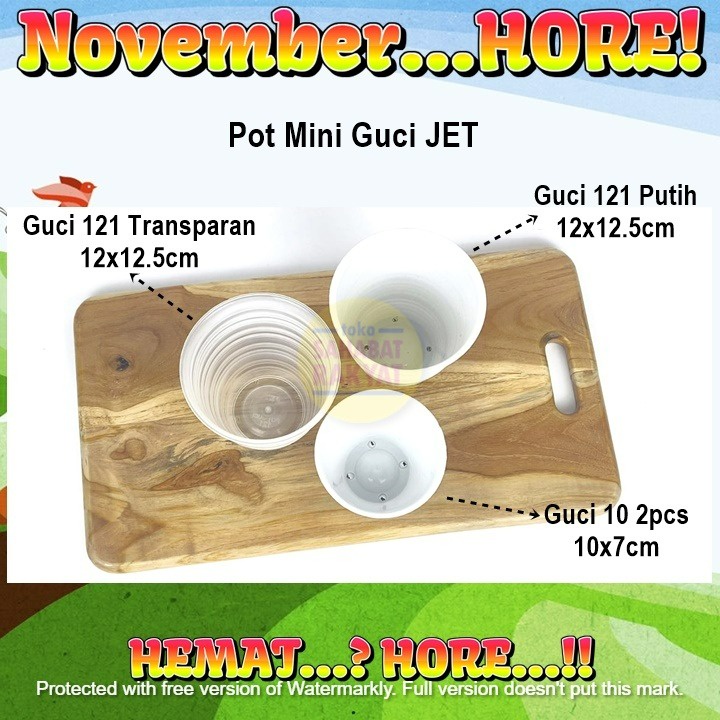 Pot Tanam Mini Guci